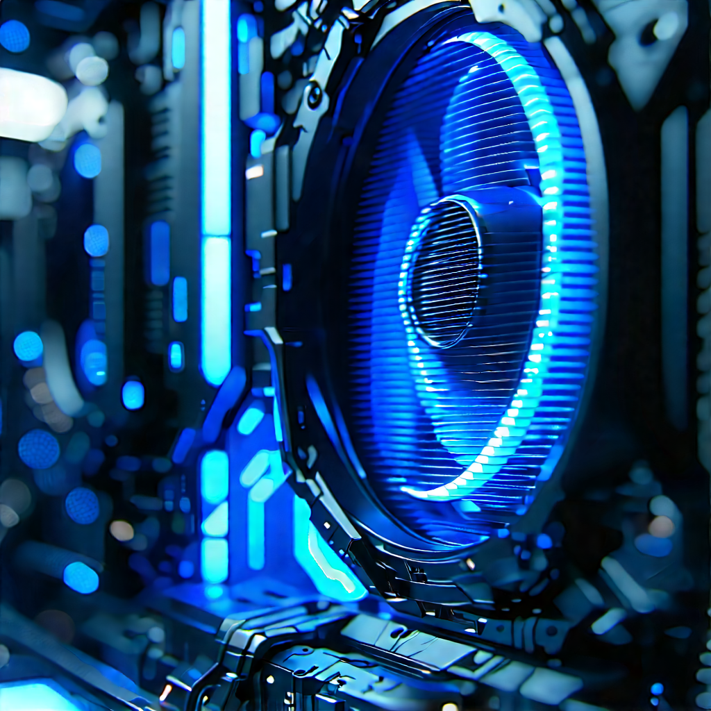 Close-up of cooling system