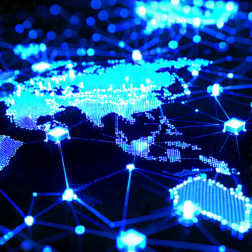 Blockchain network visualization