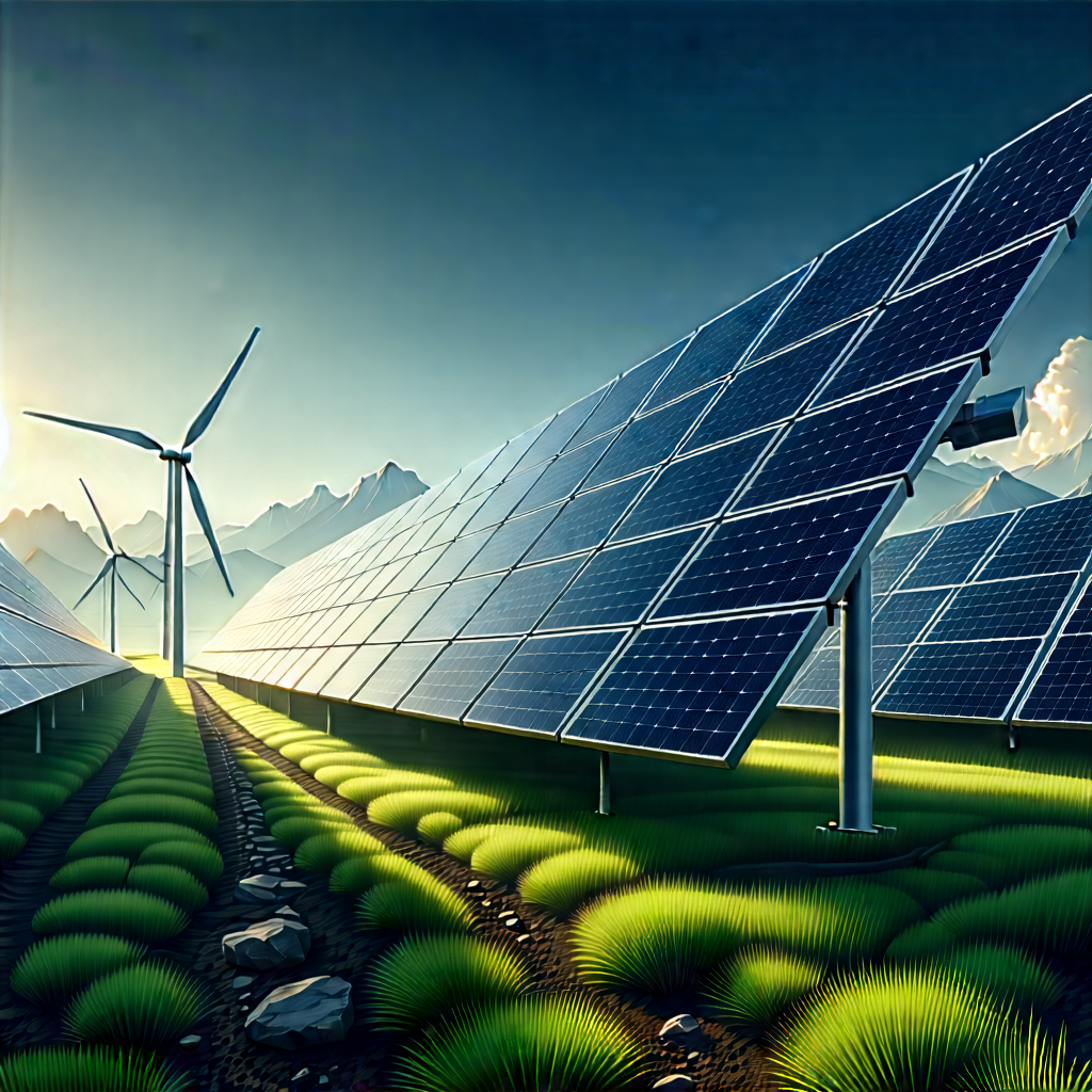 Innovative Renewable Energy Design With Image, There