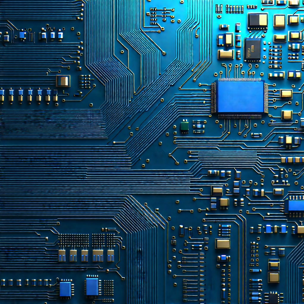 Close-up of electronic circuit