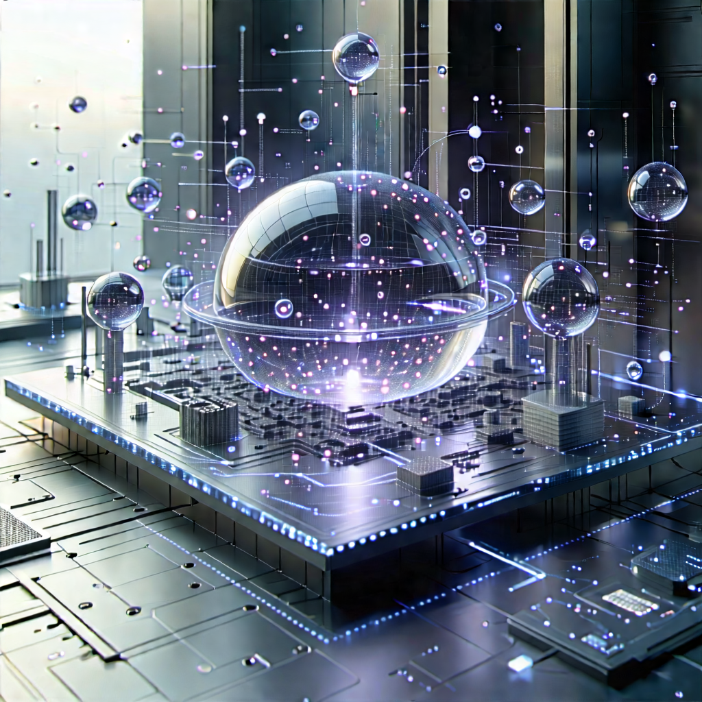 Quantum computer with data streams