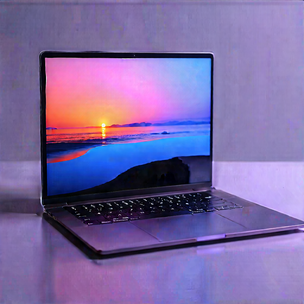 Laptop With Streaming Content With Laptop Computer