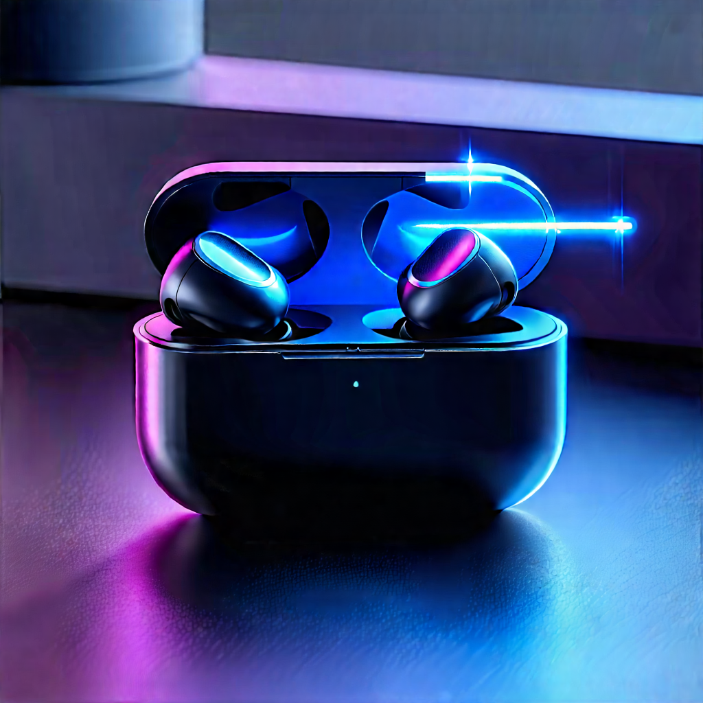 Wireless Earbuds With Holographic Display With Pair Wireless