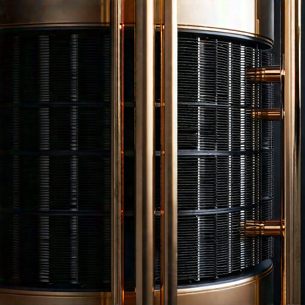 Close-up of cooling system