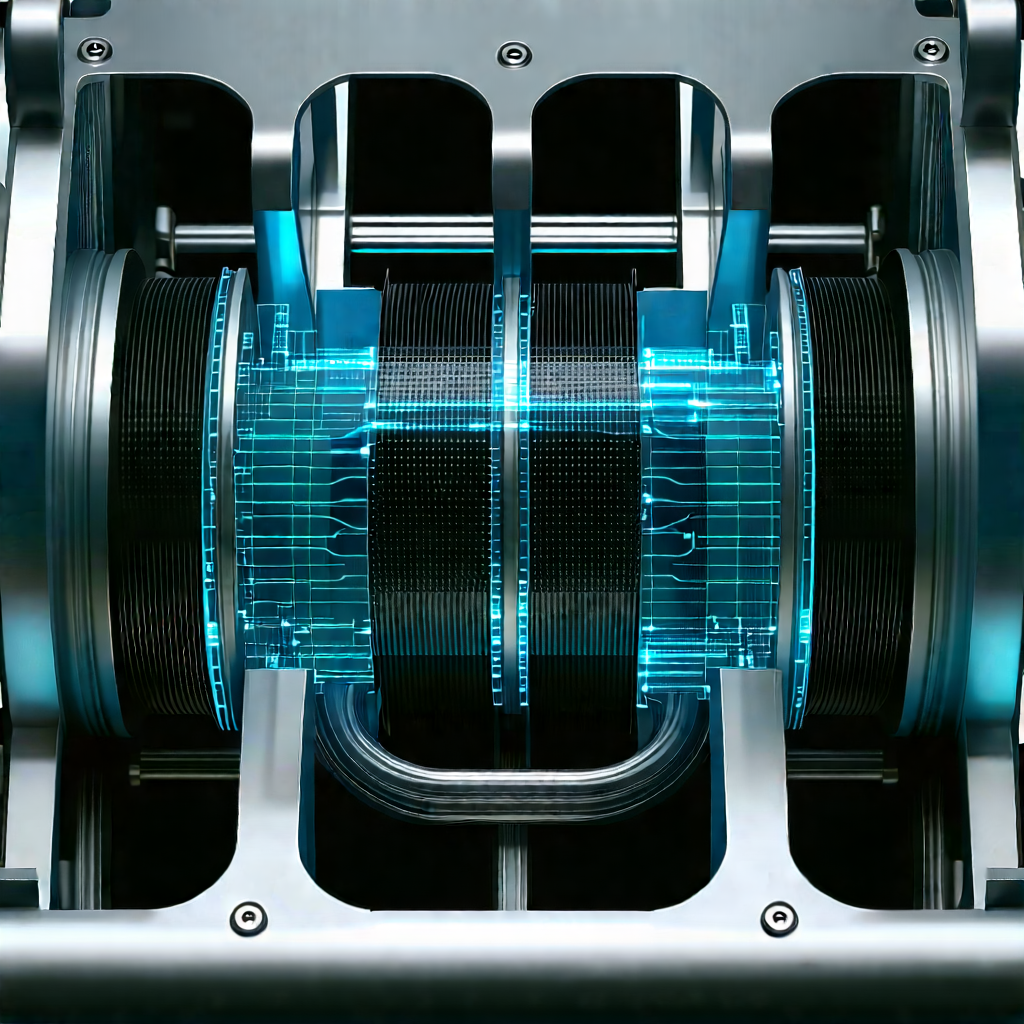 Close-up of cooling system