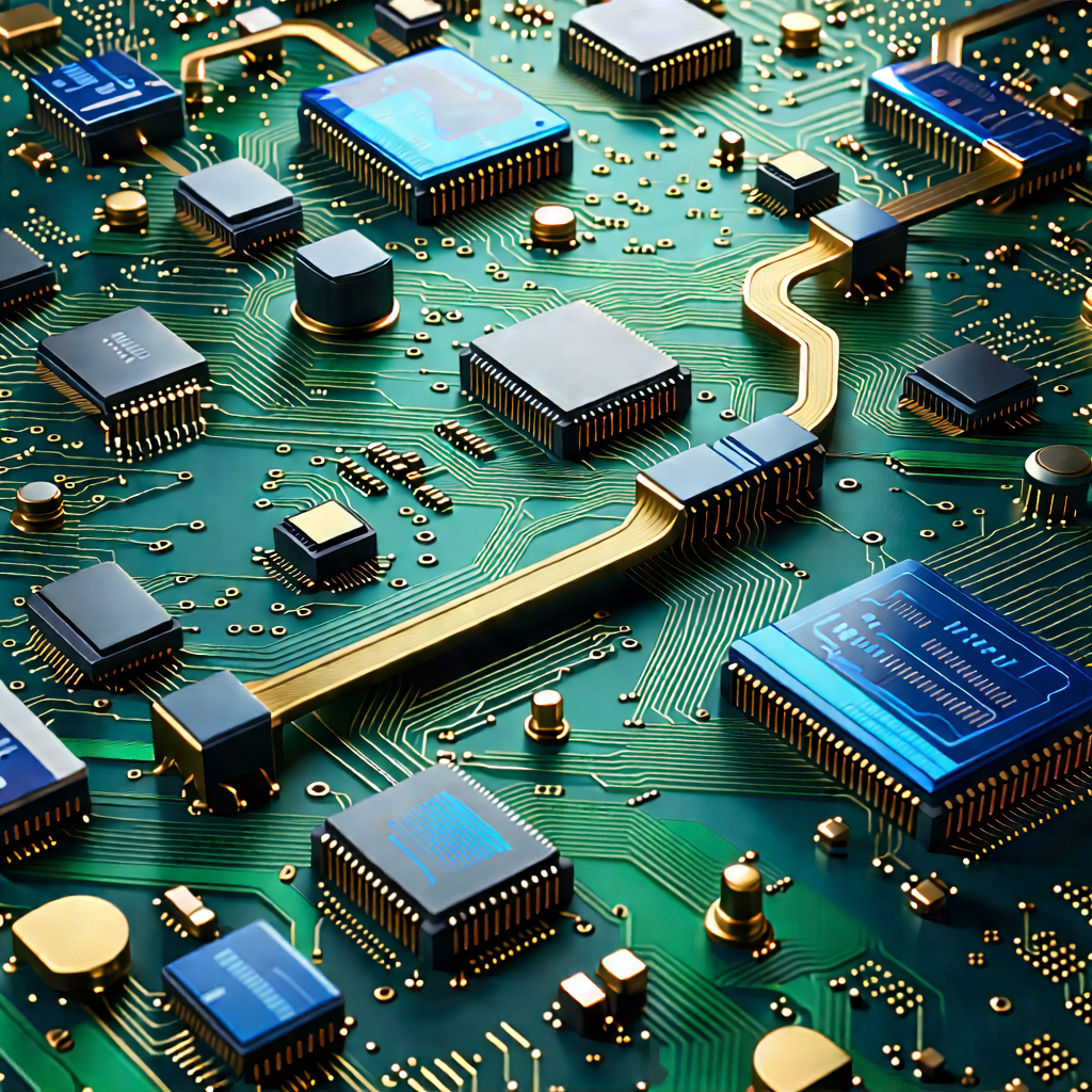 Close-up of sensor array