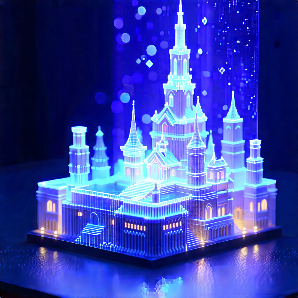 3d printer with holographic projection