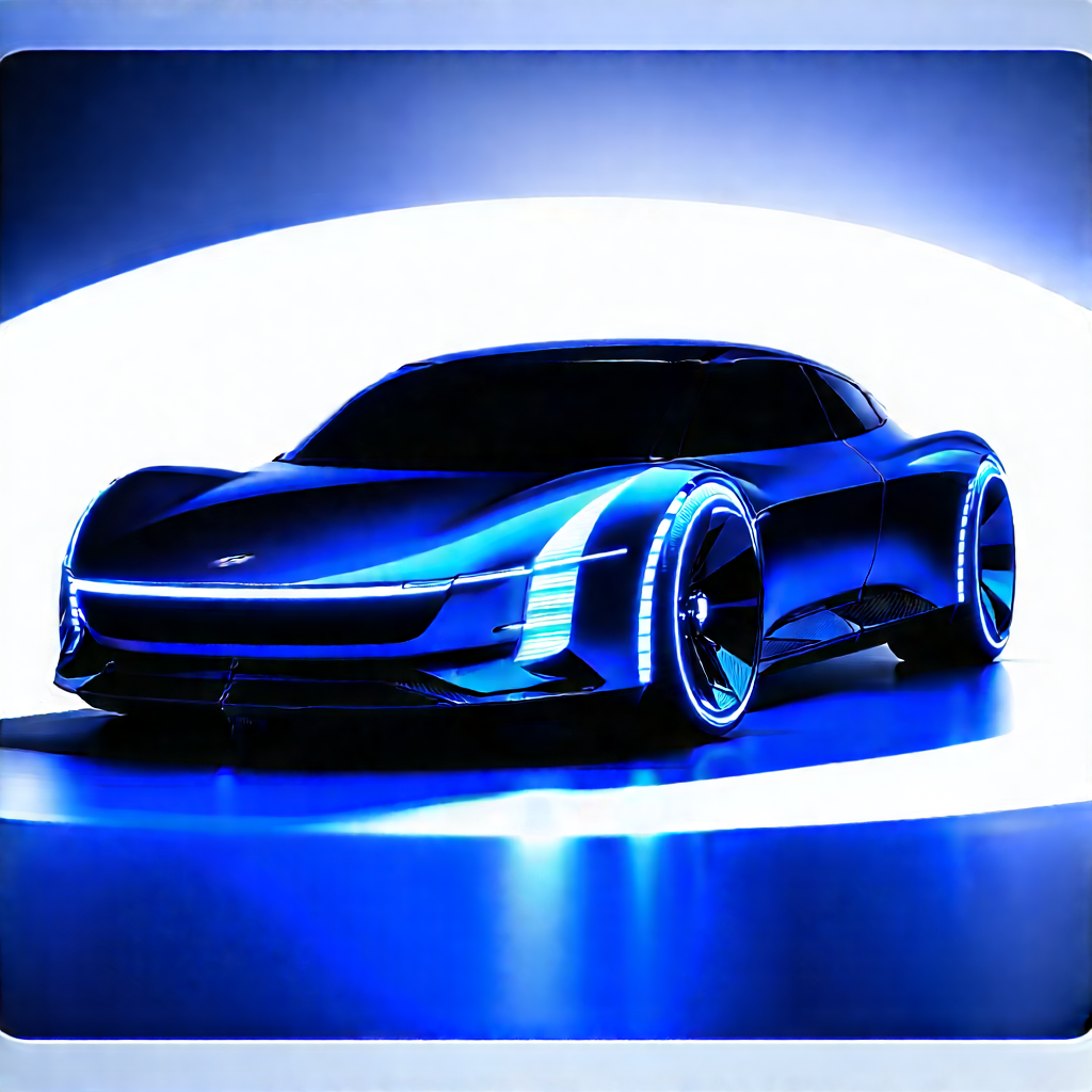 Innovative Electric Vehicle Design With Sleek, Futuristic-looking