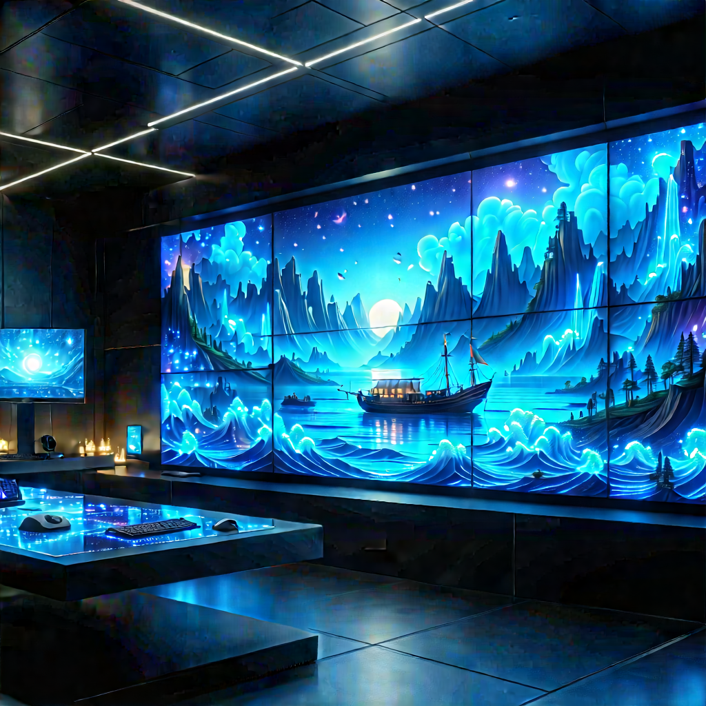 Entertainment Technology In Research Center With Image, There