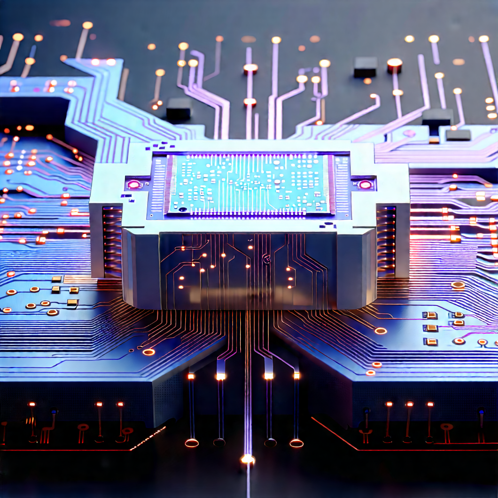 Circuit board with data streams