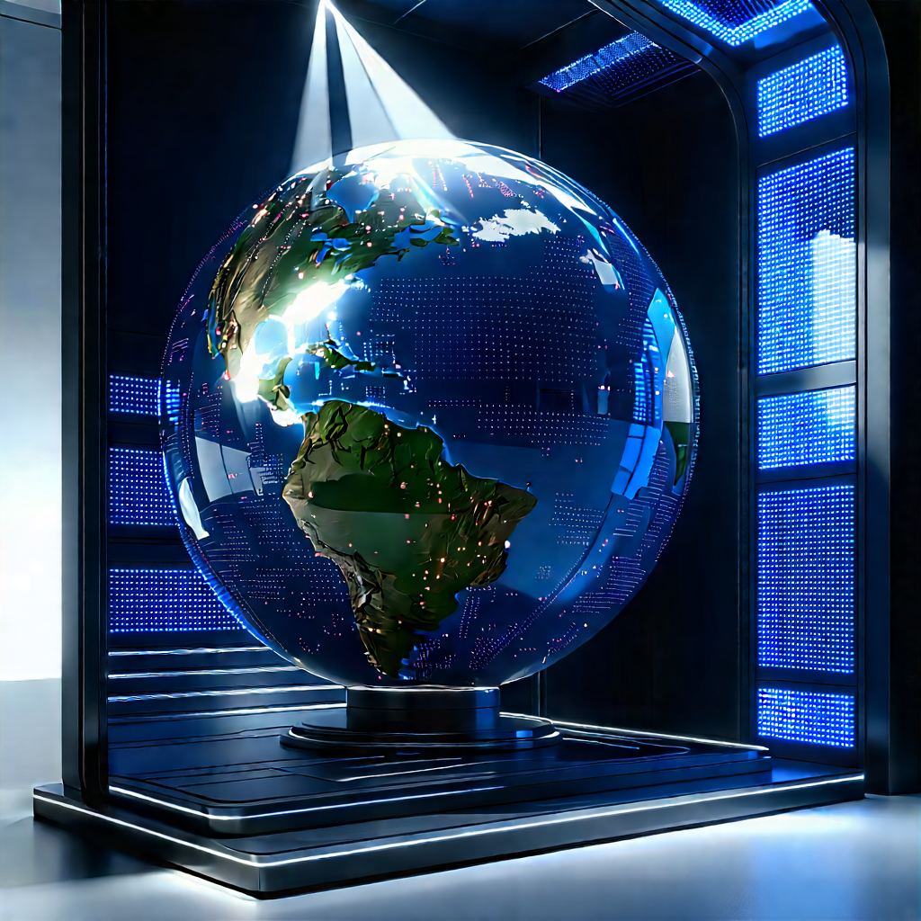 Innovative Communication Tool Design With Large, Blue,