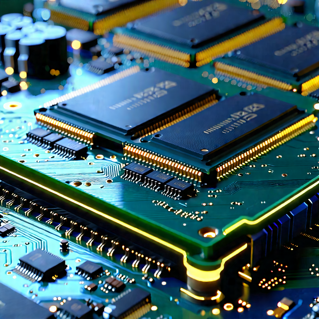 Close-up of memory module
