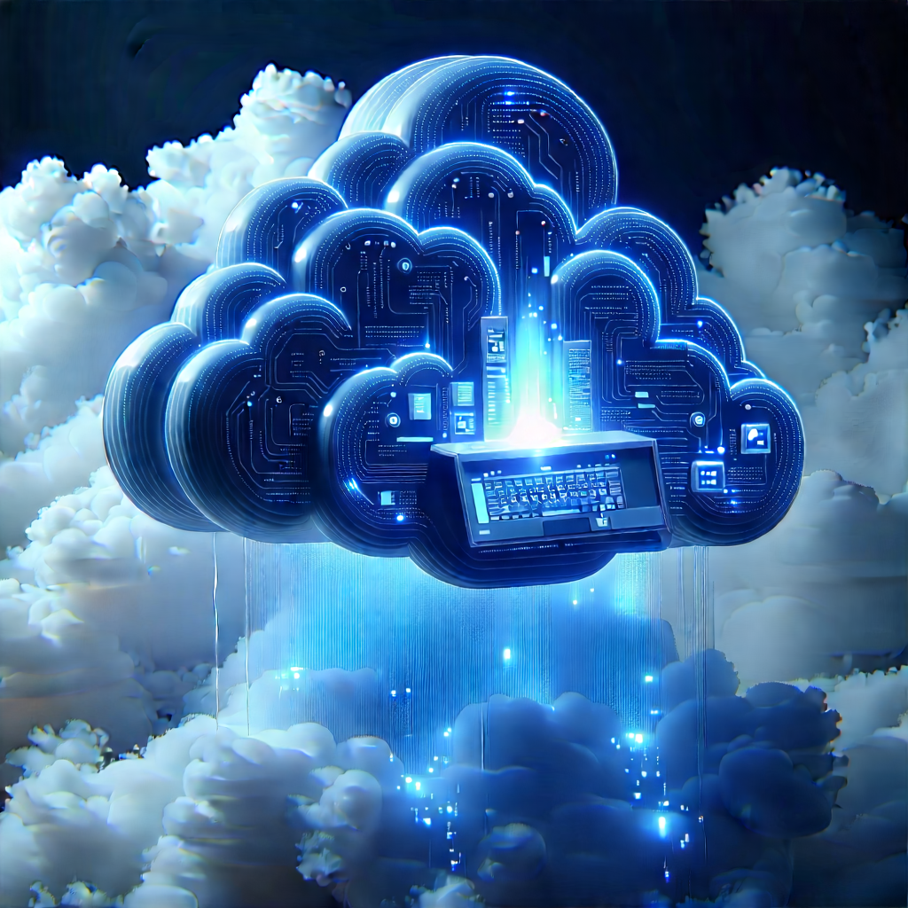 Cloud Computing Visualization With Image, There