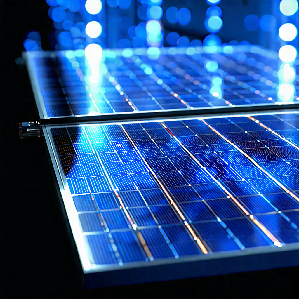 Solar Panel With Holographic Projection With Solar Panel