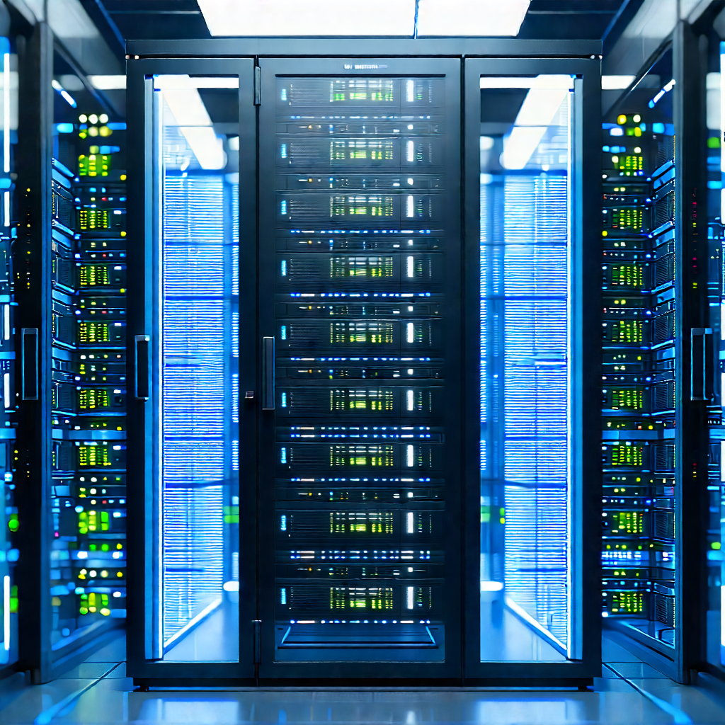 Server rack with laser scanning