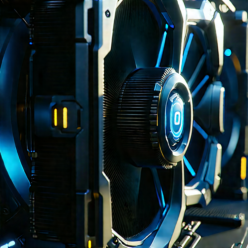Close-up of cooling system