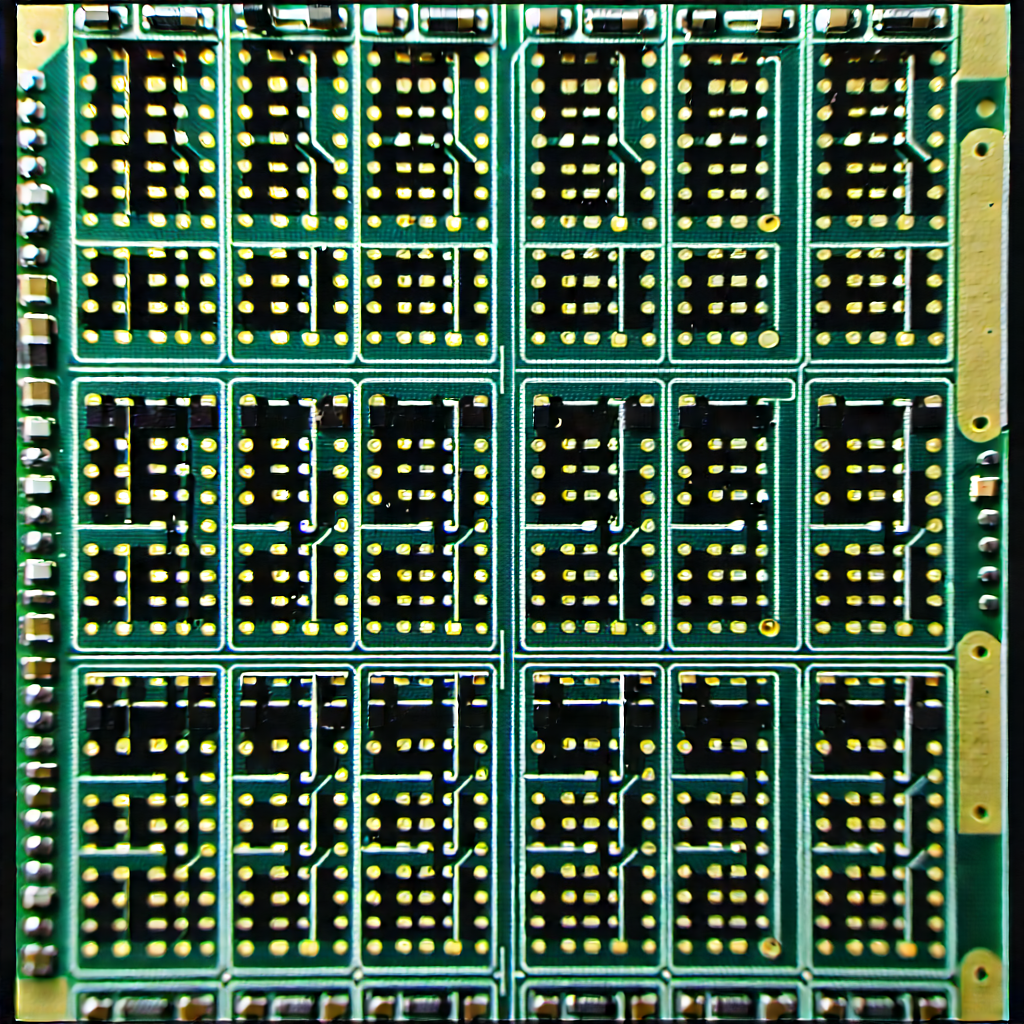 Close-up of sensor array