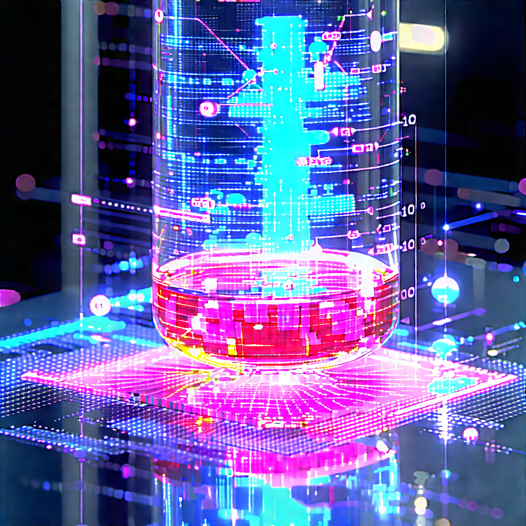 Educational Technology In (modern:1.15) Laboratory With Large, Colorful