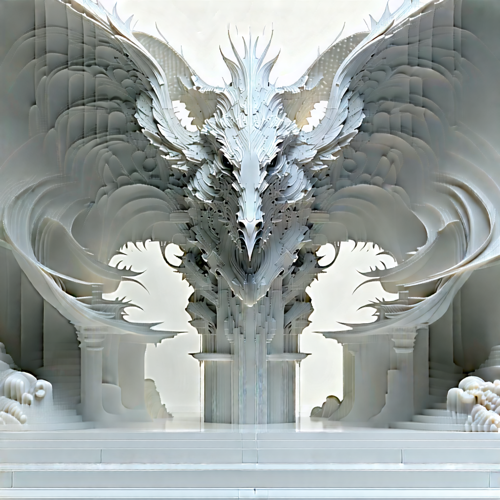 Digital Transformation Visualization With Large White