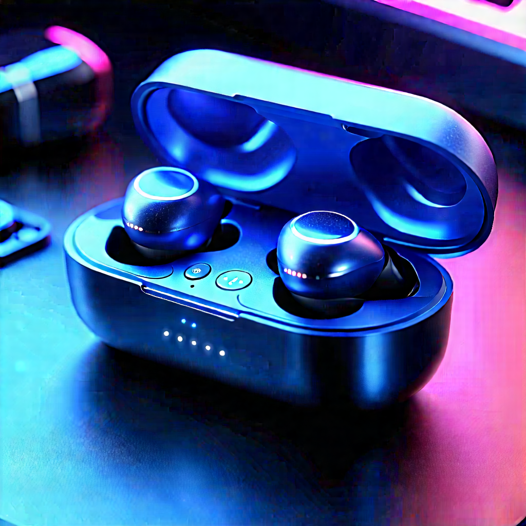 Wireless Earbuds With User Interface With Pair Black