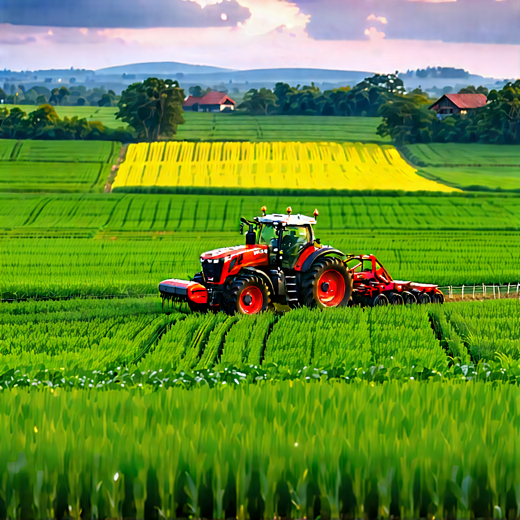 Agricultural Technology In Field Deployment With Large Tractor