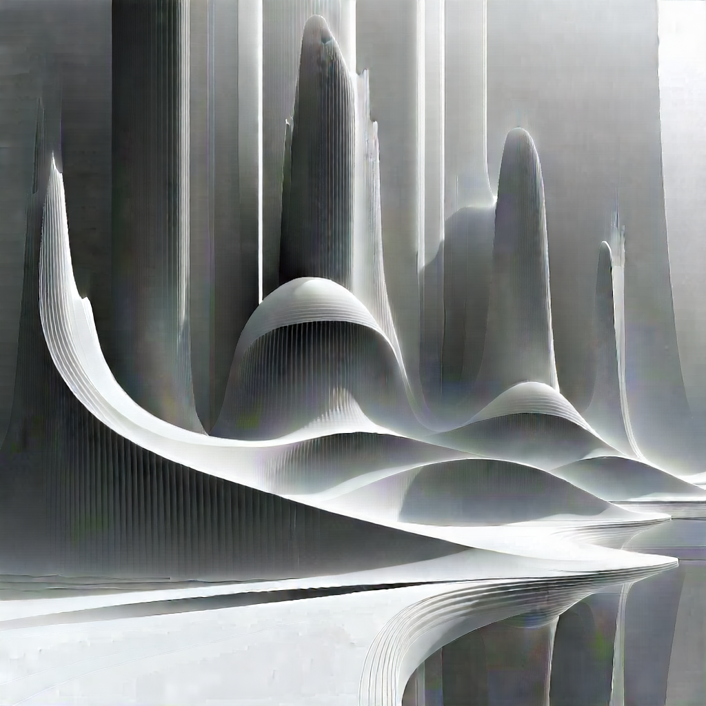 Futuristic Digital Workspace With Image