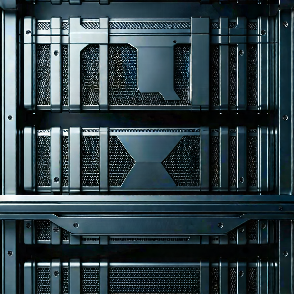 Close-up of cooling system