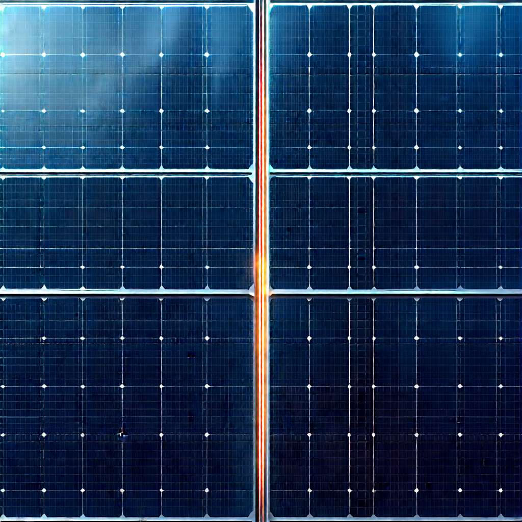 Solar panel with laser scanning