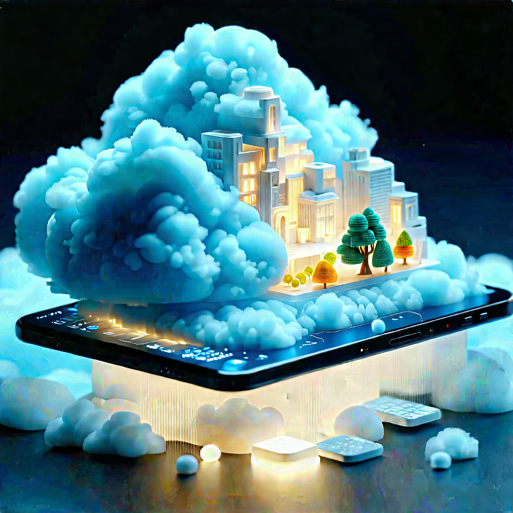 Cloud Computing Visualization With Cell Phone