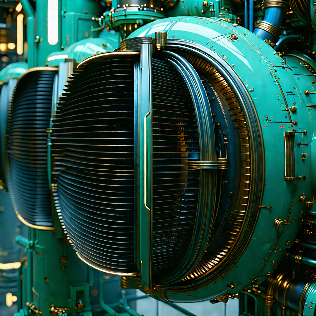 Close-up of cooling system
