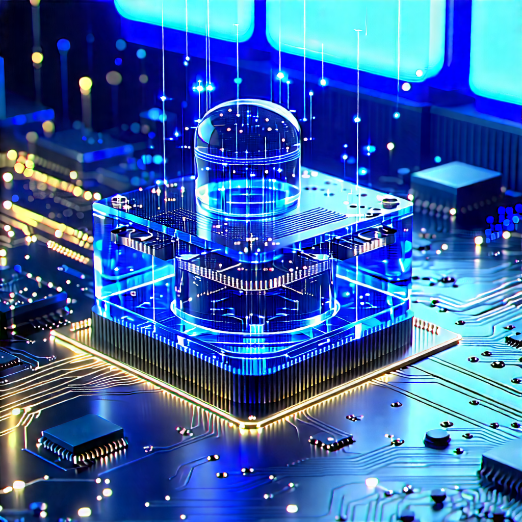 Quantum Computer With Data Streams With Futuristic Computer