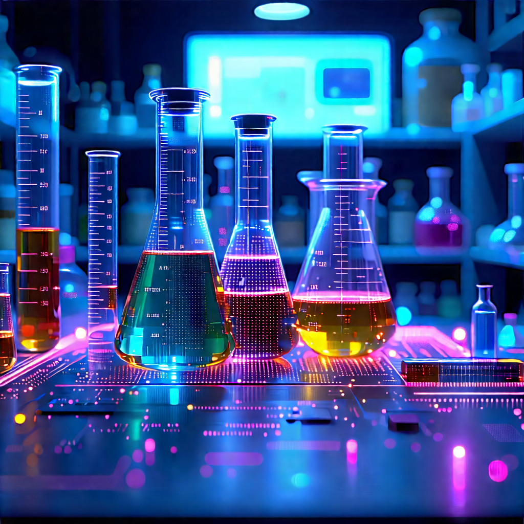 Entertainment Technology In Modern Laboratory With Laboratory Setting