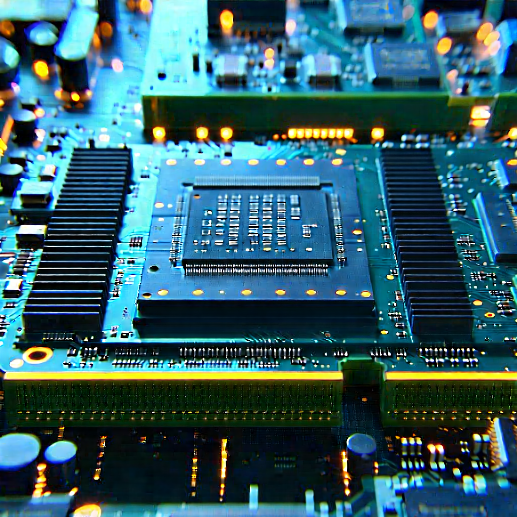 Close-up of memory module