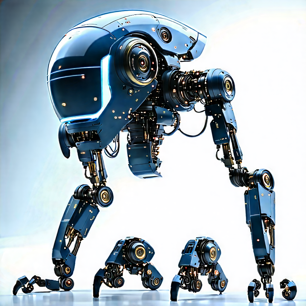 Robot With Laser Scanning With Image, There