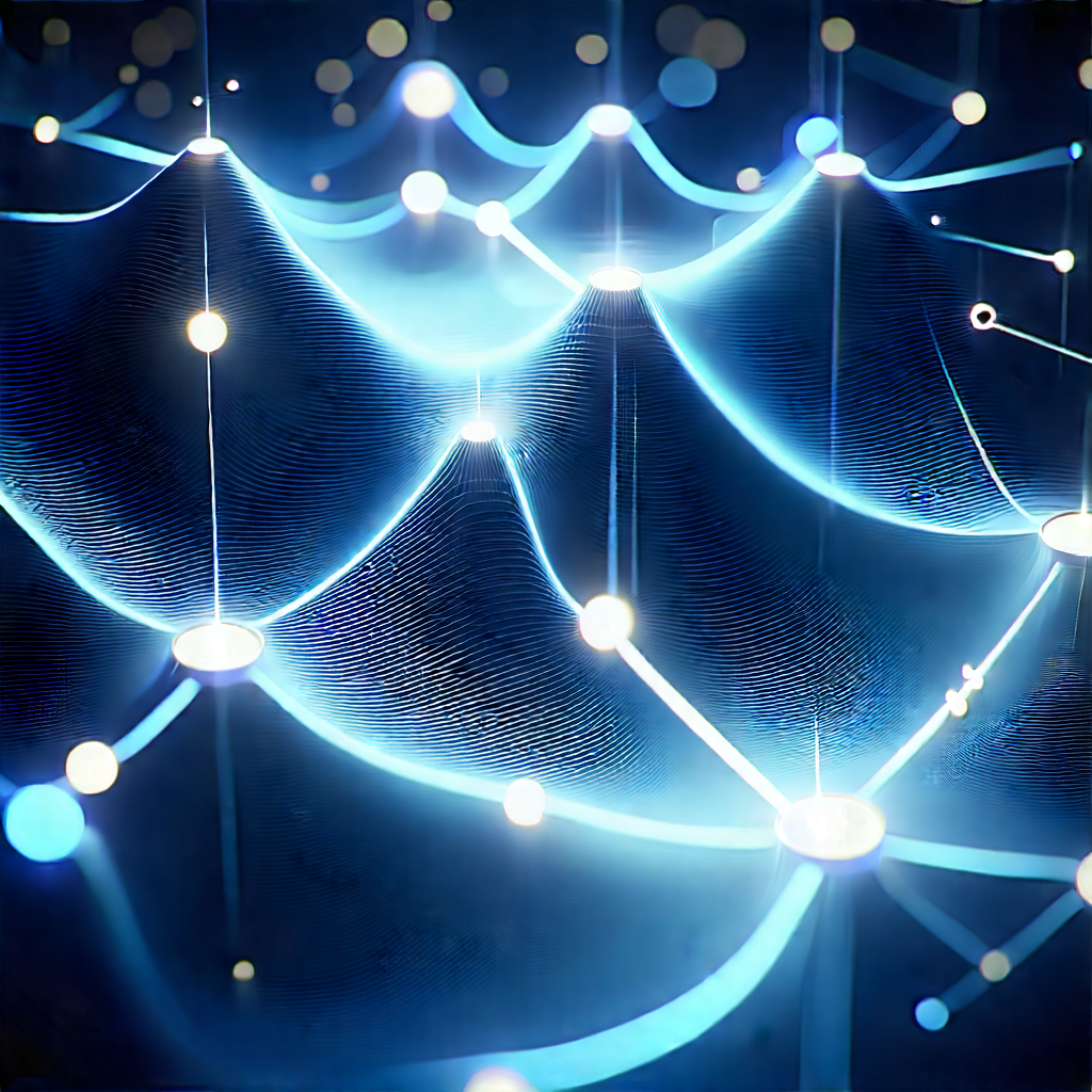 Blockchain Network Visualization With Image, There