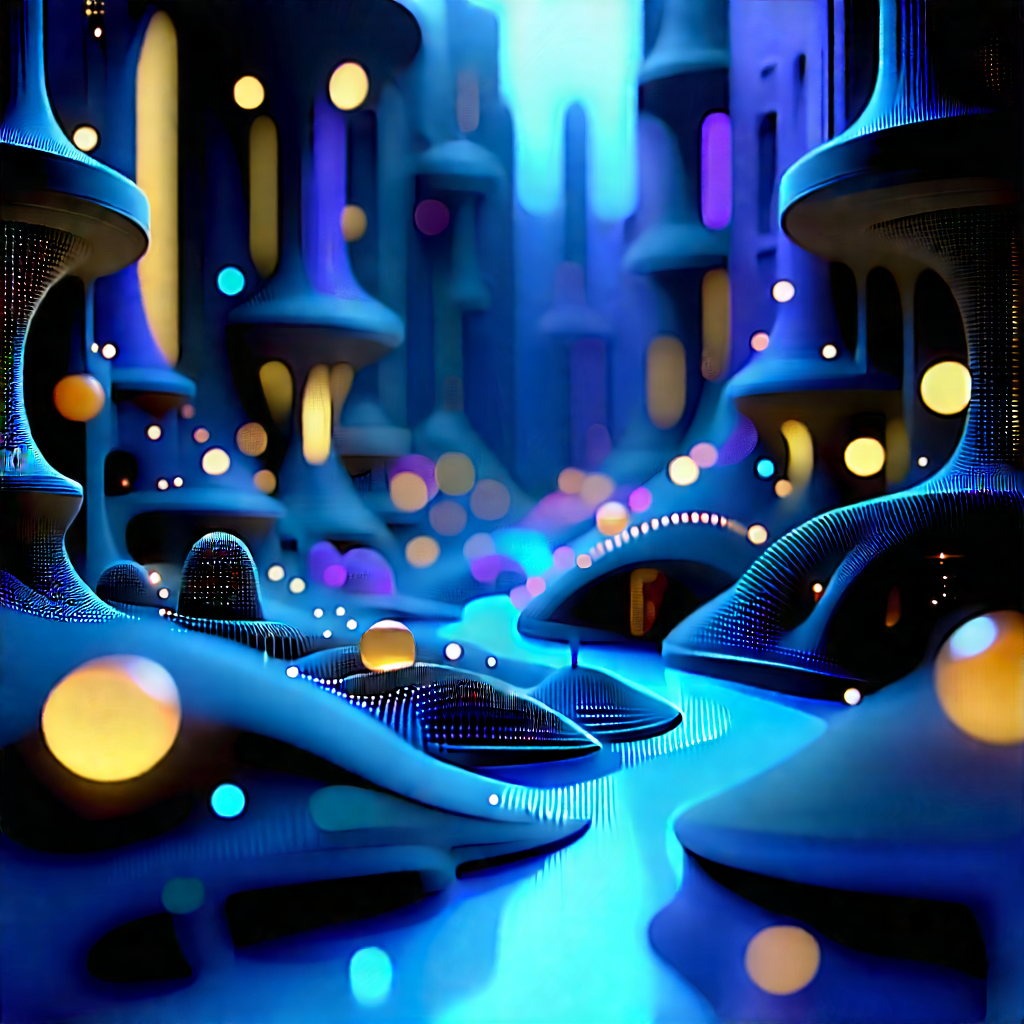 Futuristic Tech Startup Office With Image, There
