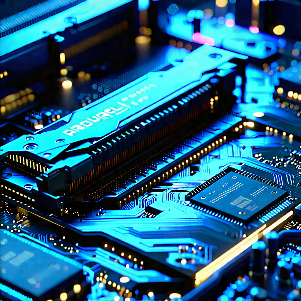 Close-up of memory module