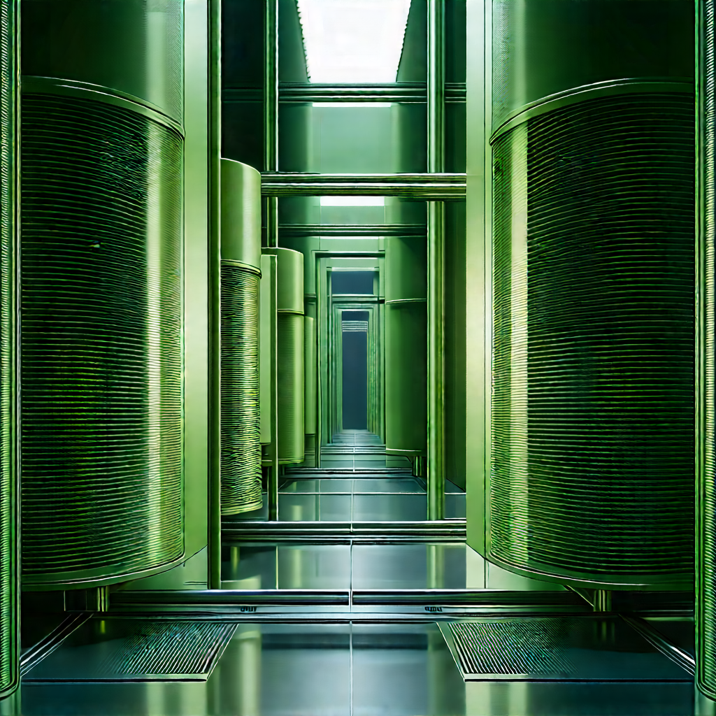 Close-up of cooling system