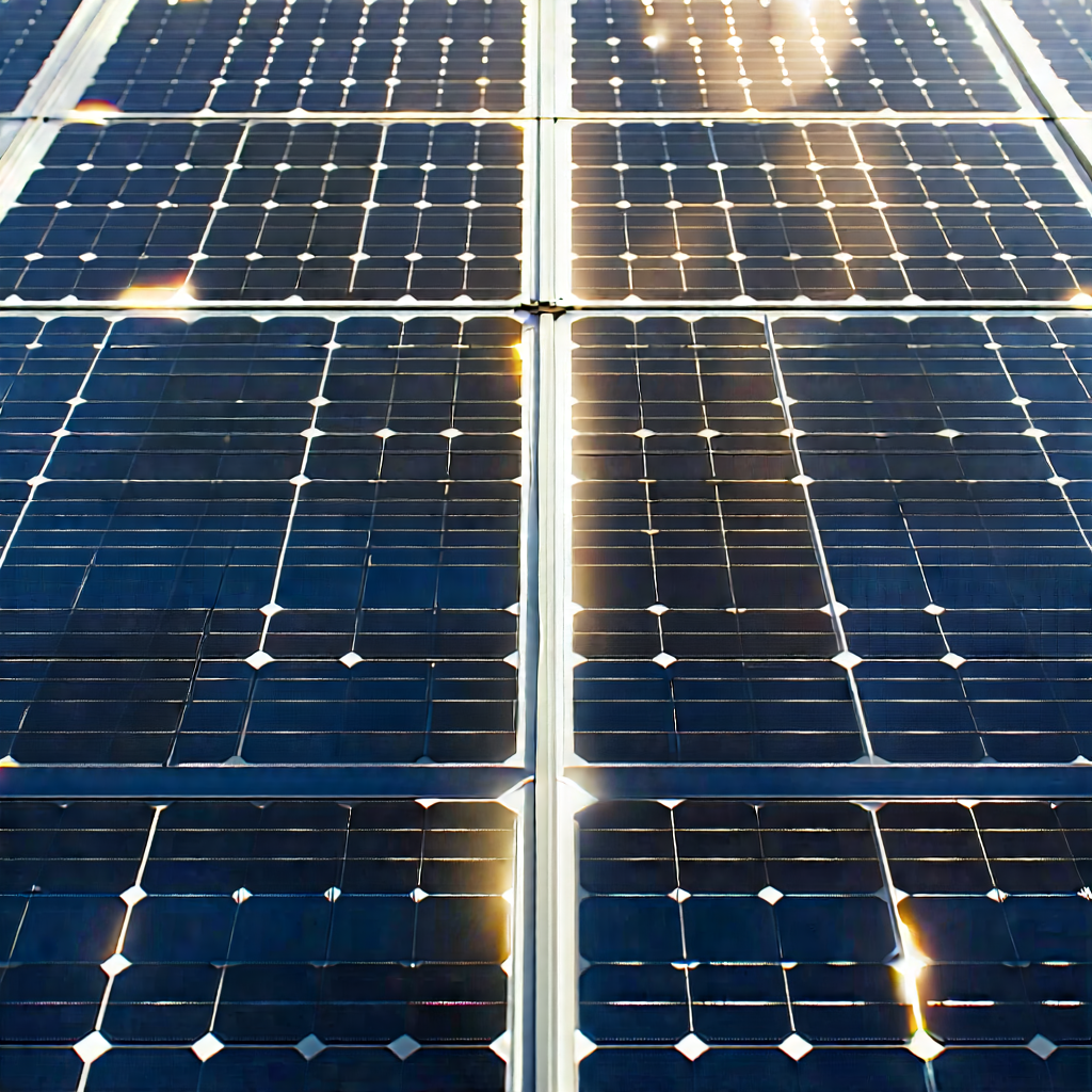 Solar Panel With Laser Scanning With Large Solar