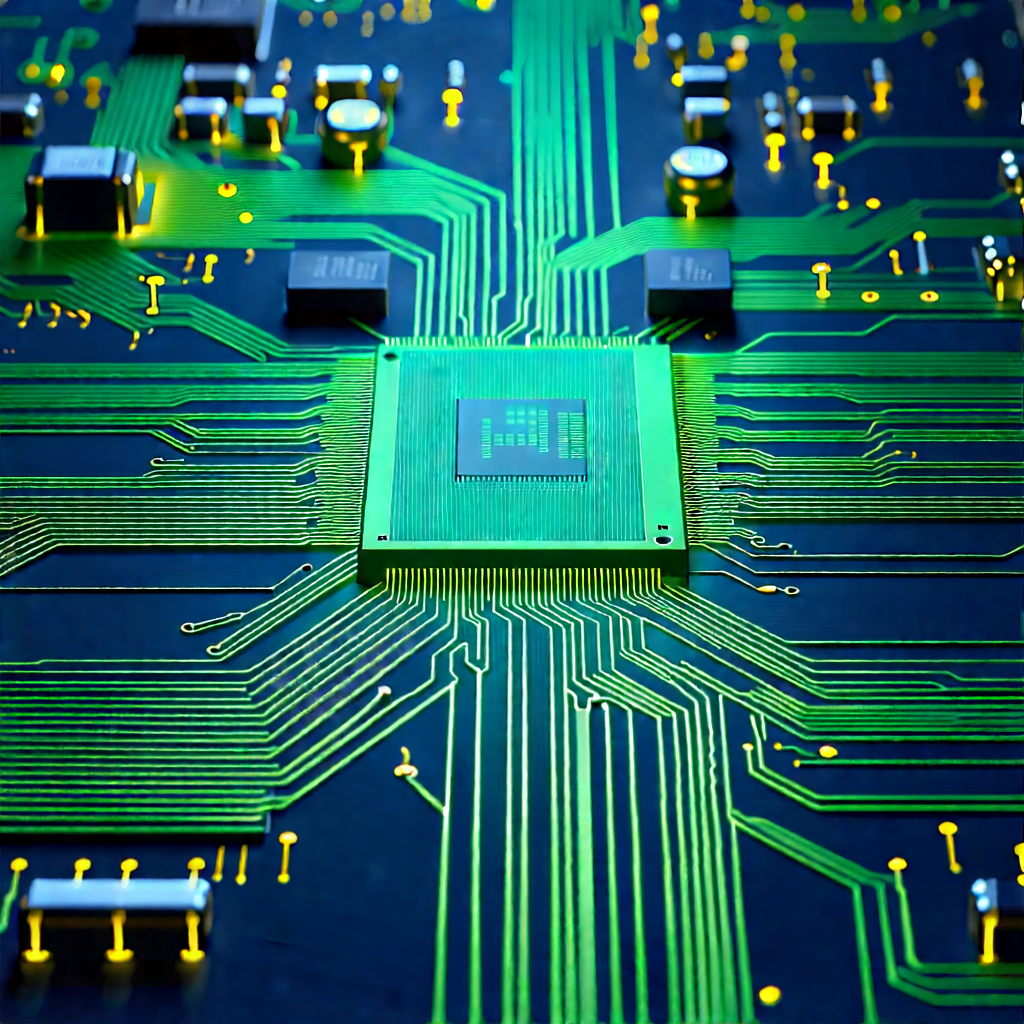 Circuit board with data streams