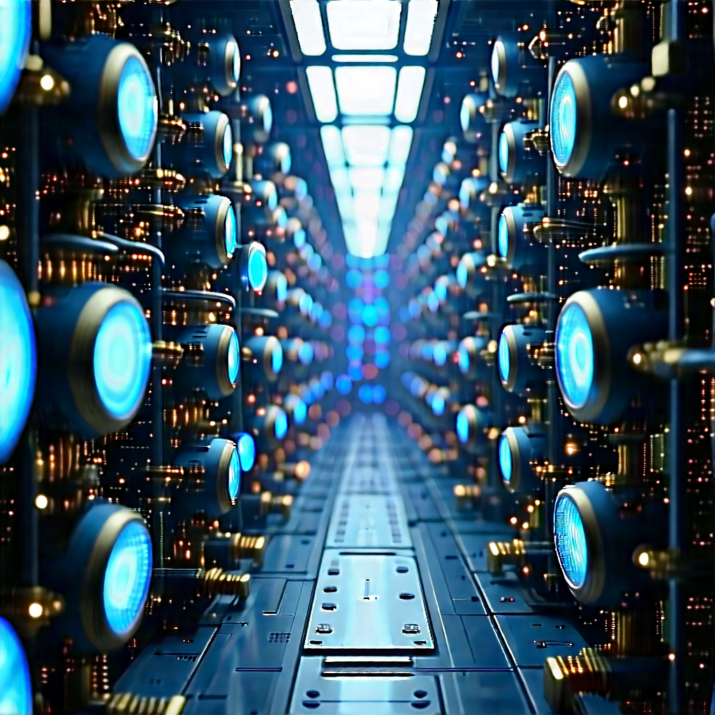 Close-up Of Sensor Array With Image