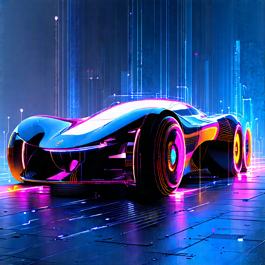 Innovative Electric Vehicle Design With Futuristic Sleek