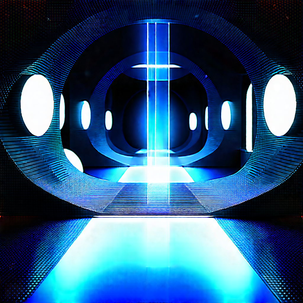 (futuristic:1.28) Digital Workspace With Image, There