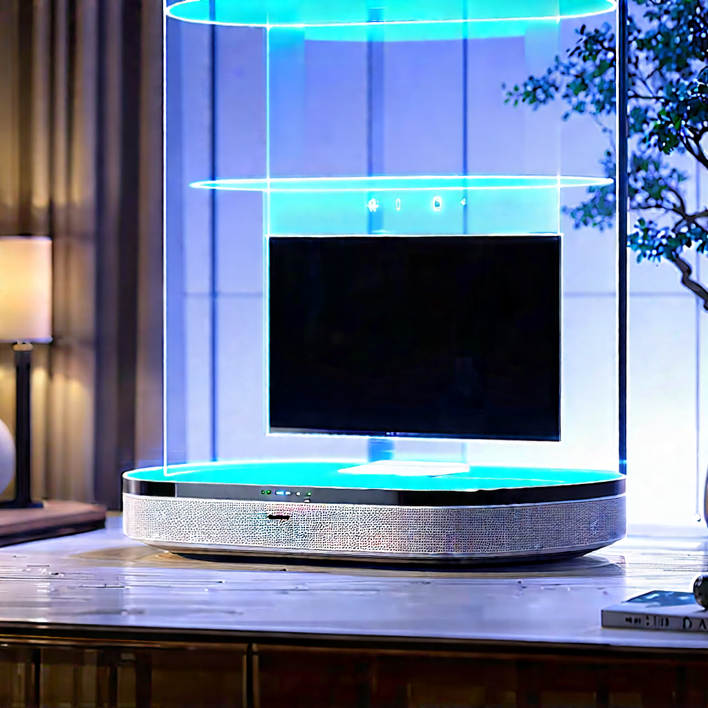 Smart Home (device:1.22) With Holographic Display With Large Flat