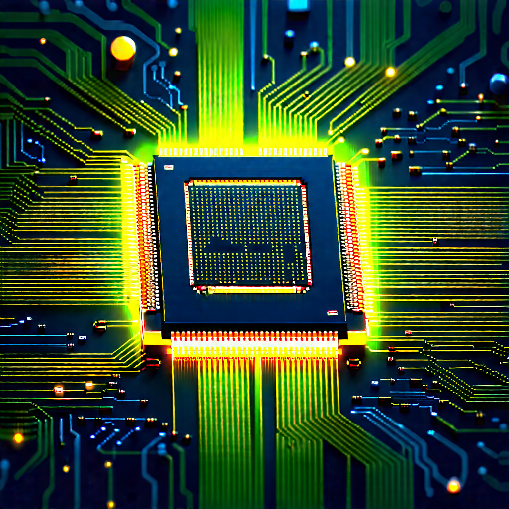 Microchip with data streams