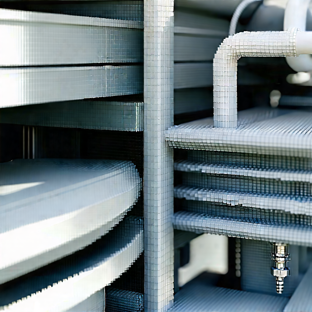 Close-up of cooling system