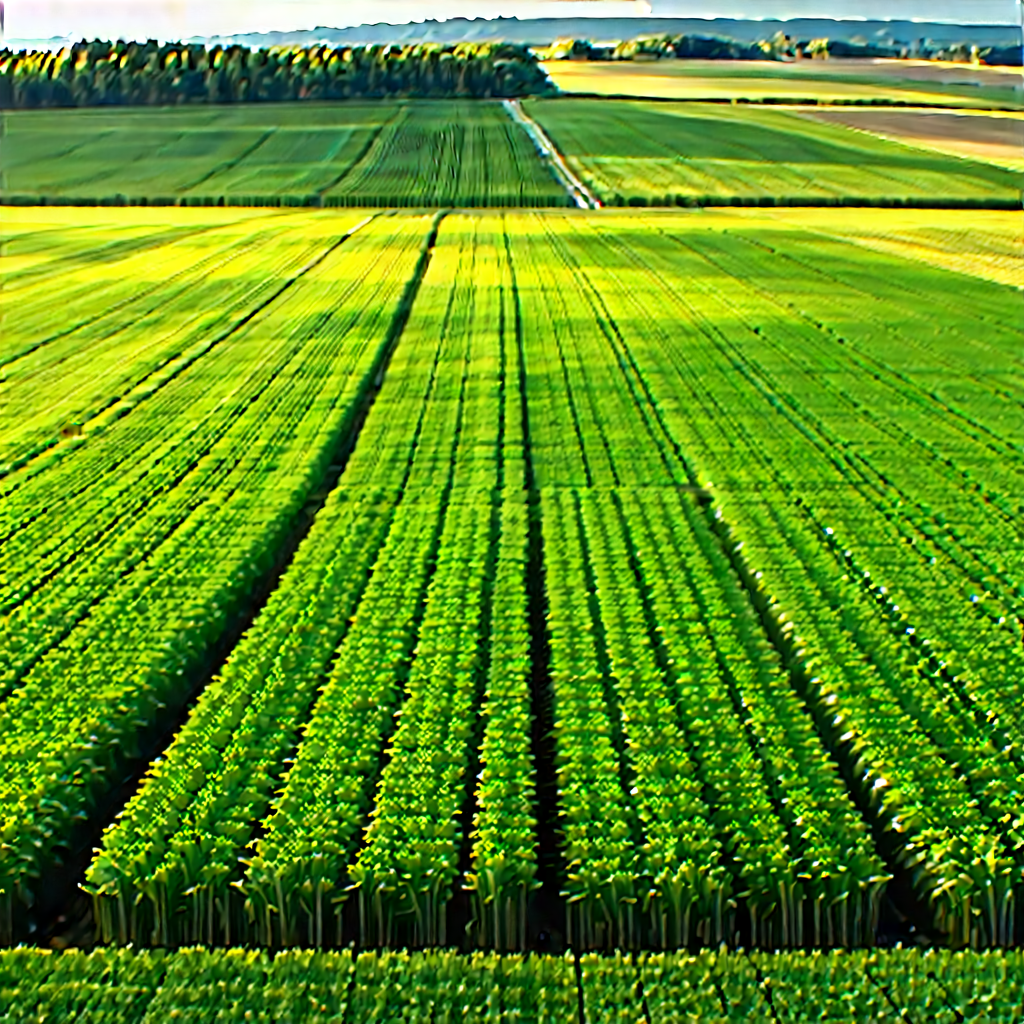 Agricultural Technology In Field Deployment With Large, Lush