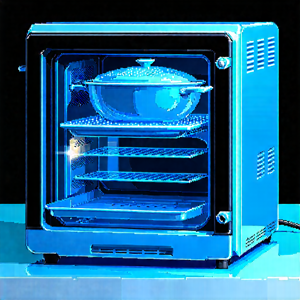 Innovative Smart Appliance Design With Blue Oven