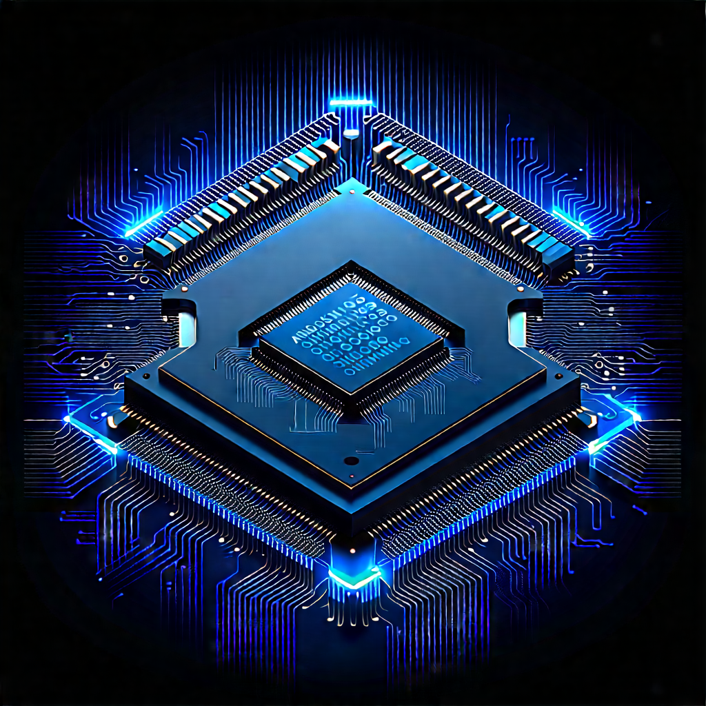 Microchip with digital particles