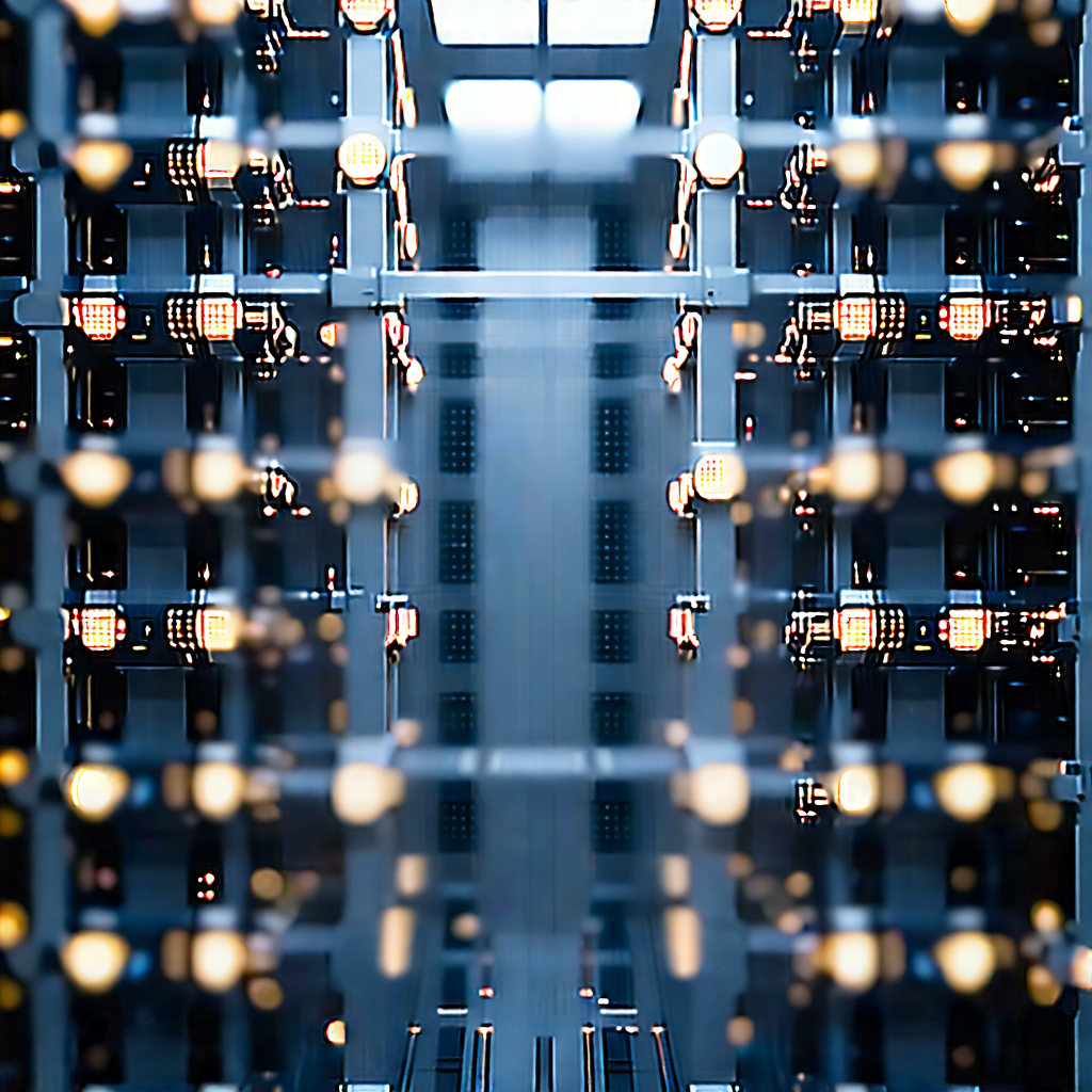 Close-up Of Sensor Array With Image, There